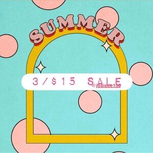 3/$15 Sale